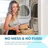Detergent Sheets - 120 Loads 60 Sheets, Powerful with Bio-enzymes and Plant-Based, Travel Laundry, Eco Friendly Laundry Clean Strips for HE Machin...