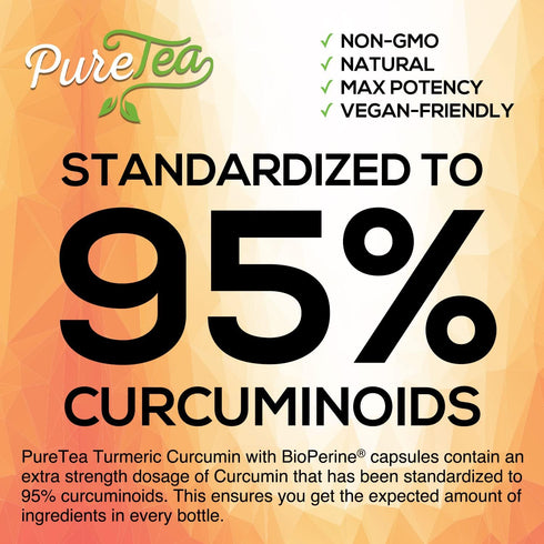 Turmeric Curcumin with BioPerine 1950mg, 95% Standardized Curcuminoids - Black Pepper for Max Absorption, Herbal Joint Support, Nature's Tumeric E...