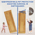 15 Pair Furniture Anchors for Baby Proofing, No Drill Upgraded Self-Adhesive Secure 168 Pound Furniture Prevent Falling Anti Tip Earthquake Straps...