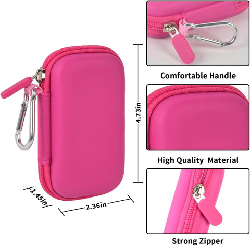 Case for KardiaMobile 1L 6L Personal EKG Monitor, Storage Holder Fits for Sec Portable Heart Rate Monitor, Cardiac Mobile Heart Monitor Bag Organi...