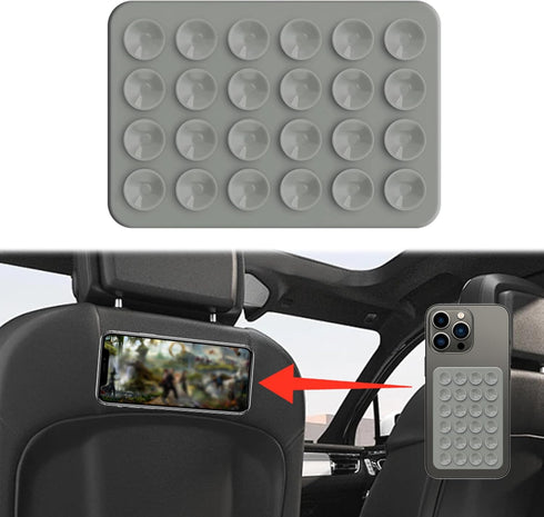 Silicone Suction Phone Case Adhesive Mount, Suction Phone Case Mount, Non Slip Suction Cup Phone Mount, 2.87? x 1.65? Strong Grip Holder for Selfi...