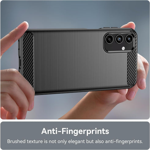 for Samsung Galaxy A15 5G Phone case, Shockproof, Scratch Resistant Carbon Fiber Jacket, Soft TPU,for Galaxy A15 4G case (Black)...
