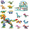 12 in 1 Pre Filled Dinosaur Building Block Set-12 Pcs Mini Building Blocks Toys, STEM Building Blocks Toys, Classroom Prize Toys, Party Favor for ...
