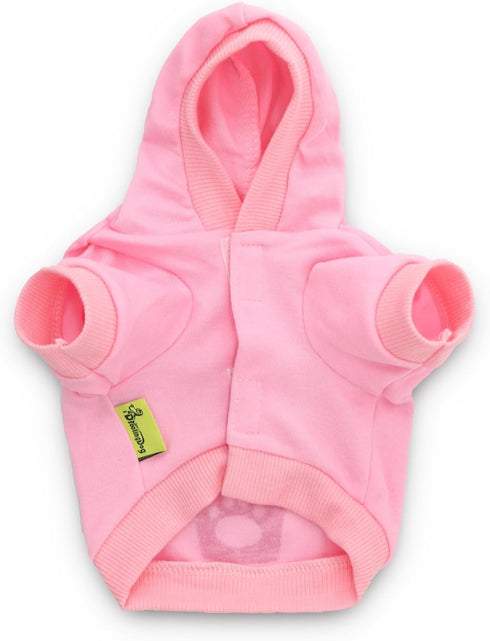 DroolingDog Girl Dog Shirts Pink Dog Clothes Puppy Hoodie Female Princess Crown Sweatshirt Pet T Shirt for Small Dogs Girls, XS...