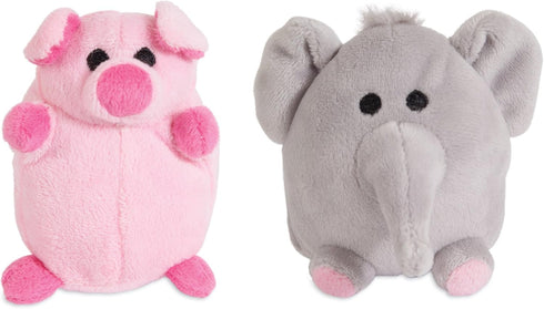 32023 Mini Elephant & Pig Dog Toy (2 Pack)...