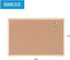 MasterVision Cork Push Pin Bulletin Board, 12" x 18", Pine Wood Frame, Wall Mount Kit Included (MC180012010)...