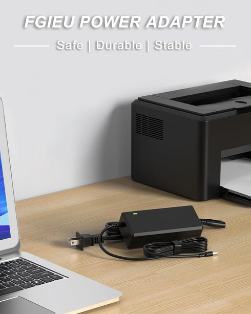 24V Power Supply Compatible with Nelko PL70E Bluetooth Thermal Shipping Label Printer Power Adapter Compatible with Nelko Wireless 4x6 Shipping La...