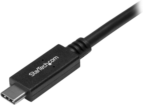 StarTech.com USB to USB C Cable - 3 ft / 1m - 10 Gbps - USB-C to USB-A - USB 2.0 Cable - USB Type C (USB31AC1M),Black...