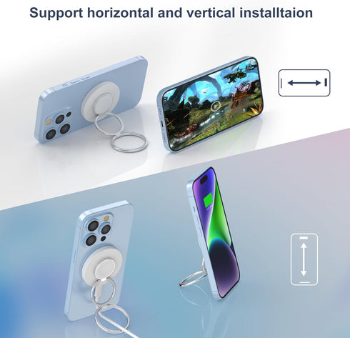 Magnetic Wireless Charger for iPhone - 3 in 1 Mag-Safe Charging Station for Apple Devices, Portable Travel Charger for Multple Devices for iPhone ...