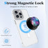 Compatible with MagSafe Phone Grip Socket, Magnetic Expanding Phone Stand iPhone Finger Holder Compatible with MagSafe Accessories, iPhone 15 14 1...