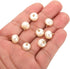PATIKIL 10mm Pearl Buttons, 100pcs Chubby-Buttons Large Button Handmade Tightener White Faux Pearl with Shank for Crafts Sewing Clothes DIY Christ...
