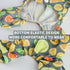 Pet Dog Raincoat Four Legs Reflective Raincoat Orange Pattern Four Seasons Universal...