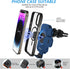 Wireless Car Charger, Fast Charging 15W Auto Clamping Car Charger Phone Holder Phone Mount for iPhone15 14 13 12 11 Pro Max Xs, Samsung Galaxy S23...