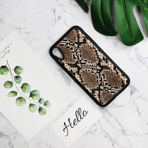 for iPhone XR, Durable Protective Soft Back Case Phone Cover, HOT12616 Snake Pattern...
