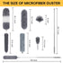 Dusters for Cleaning, 7Pcs Microfiber Duster with Extension Pole Up to 100Inches, Machine Washable Ceiling Fan Cleaner Duster for Cleaning Cobweb,...