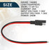 Connectors Cable Compatible Single Plug Quick Disconnect Power Automotive Extension Cable for Motorcycles Cars Charger Towing Winch Quick Connect ...