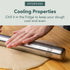 Ultra Cuisine French Rolling Pin for Baking – Use with Pizza, Cookie, and Pastry Dough, Fondant and Pie Crust – Tapered Design Bread Roller Pin, S...