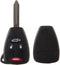 cciyu Remote Key Fob 2011-2014 Fit for Chrysler 200 2.4L 2011-2014 Fit for Chrysler 200 3.6L 4 Buttons KOBDT04A,2AOKM-CYV6,05179514AA,56038757AE,2...