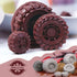Set of 4Pcs 3D Round Tire Fondant Silicone Mold for Cake Decorating Sugarcraft Chocolate Jello Making Mold Clay Tool...