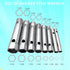 10Pcs Dual-Ended Shower Valve Socket Wrench Set Faucet Nut Removal Tool for Removing Tub & Shower Valve Plumbers Socket Set Compatible Extended Sp...