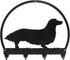 SWEN Products Long Hair Dachshund Metal Key Chain Hanger - Leash Holder...