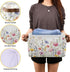 Herbal Wildflowers Storage Basket 1pc, Large Collapsible Toys Clothes Organizer, Durable Canvas Storage Bin with Handle for Shelves Closet Laundry...