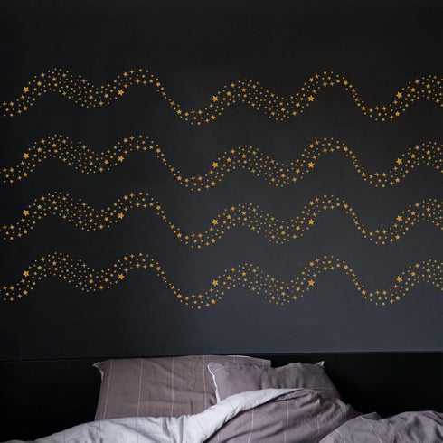 FINGERINSPIRE Stars Stencils 11.7x8.3 inch Galaxy Stencils Plastic Twinkle Star Stencils Templates Reusable Stars Pattern Stencils DIY Stars Home ...