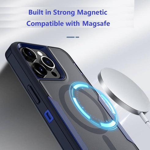 Designed for iPhone 15 Plus Case/iPhone 14 Plus Case, Strong Magnetic, Compatible with MagSafe, Dual Drop Protection, Dustproof, Non Fading, Non Y...