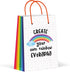 Celebrate With an Impression Premium Rainbow Party Bags, Party Favor Bags, New, Treat Bags, Gift Bags, Goody Bags, Party Favors, Party Supplies, D...