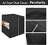 Air Fryer Dust Cover, Air Fryer Rotisserie Oven Dust Cover Compatible with Nuwave Brio 15.5Qt Air Fryer Rotisserie Oven,Dark Grey...