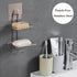 2 Tier Soap Dish with Hooks,Stainless Steel Bar Soap Holder for Shower Wall,Wall Mounted Soap Sponge Holder for Shower Caddy Bathroom Kitchen,Powe...