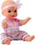 POCO DIVO Pink Headband Sweetie Cherub, 8-inch Toddler Girl Doll, Cute Newborn Infant Toy Baby with Romper Onesies...