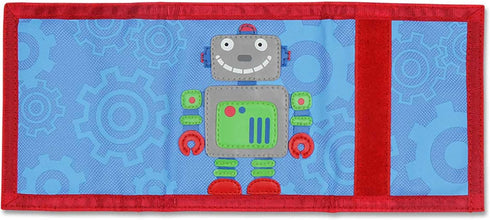 Stephen Joseph, Kids Unisex Wallet, Toddler Wallet for Boys and Girls with Applique Designs, Screen Printed Wallet with Zippered Coin Pocket, Fire...