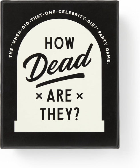 Brass Monkey How Dead are They – Party Game with 350 Game Card Prompts and Trivia Facts to Figure Out When Celebrities Died, 2+ Players...