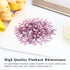1440PCS SS20 Crystal Glass Flatback Rhinestones, Round Flat Back Crystal Gems for Nail Art and Craft Clothes, Glue Fix Diamond Stones Light Pink (...