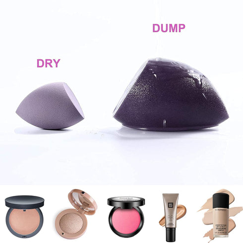 XMOSNZ Makeup Brushes 15pcs Premium Synthetic Bristles Crystal Handle Set Eyeshadow Brush Face Lip Eye Make Up Brush Sets Professional with 4 Make...