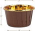 EUSOAR Cupcake Ramekins, 100pcs 3.5 oz Aluminum Foil Muffin Liners, Cupcake Liners, Aluminum Foil Cupcake Baking Cups, Little Foil Cups, Cupcake R...