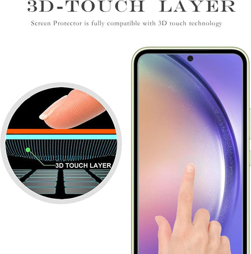 3Pack for Samsung Galaxy A54 5G Screen Protector Tempered Glass Protective film 9H Hardness HD Clarity Anti-Scratch Bubble Free......