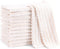 Homaxy 12 Pack Kitchen Dish Cloths, Ultra Soft and Absorbent Dish Towels, Reusable Fast Drying Microfiber Cleaning Cloth, Coral Velvet Wave Design...