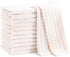 Homaxy 12 Pack Kitchen Dish Cloths, Ultra Soft and Absorbent Dish Towels, Reusable Fast Drying Microfiber Cleaning Cloth, Coral Velvet Wave Design...