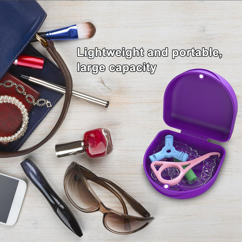 Retainer Case Denture Case: BVN Orthodontic Dental Case, Slim Braces Case, Mouth Guard Case, Denture Box, Teeth Aligner Case, Night Guard Case Con...