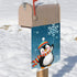 Winter Penguins Garden Flag Welcome Christmas Snowflakes Scarfs Yard Flags 12x18 Inch Double Sided Burlap Xmas Banner for Winter Holiday Christmas...