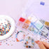 Miss Rabbit 1200pcs Natural Chip Stone Beads 5-9mm Crystal Stone Beads for Jewelry Making Kit 7colors Seed Beads for Bracelet Making Kit Gemstone ...