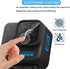 PCTC Hero11 Black Mini Screen Protector for GoPro Hero11 Black Mini, Ultra Clear 9H Hardness Tempered Glass Lens Protector + Lens cap Cover for Go...