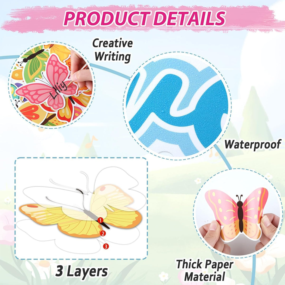 gisgfim Reading Bulletin Board Decorations Set Classroom Butterfly ...