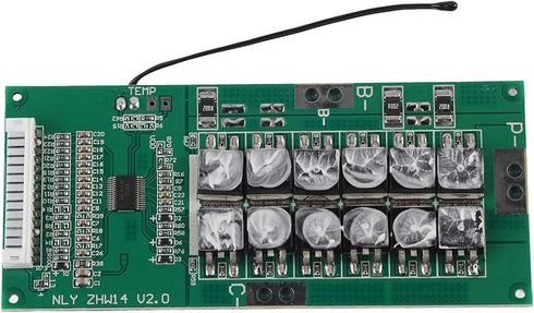 Walfront 14S 45A Lithium Battery Charging Board - White Micro USB Charger Module...