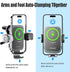 15W Fast Wireless Car Charger Mount Dual Coil - Auto Alignment Clamping Wireless Car Phone Charger, Dashboard Windshield Wireless Charging Car Hol...