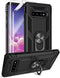 Androgate for Samsung Galaxy S10 Case with HD Screen Protectors, Military-Grade Metal Ring Holder Kickstand 15ft Drop Tested Shockproof Cover Case...