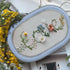 3 Pieces 3 Sizes Square Embroidery Hoops Plastic ABS Cross Stitch Hoops for DIY Embroidery Craft,with 16pcs Gold Eye Sewing Needles...