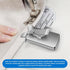 Jongdari Magnetic Seam Guide for Sewing Machine, Upgraded Sewing Guide Magnet Seam Allowance Guide with Clip, Sewing Essentials Quilting Supplies ...